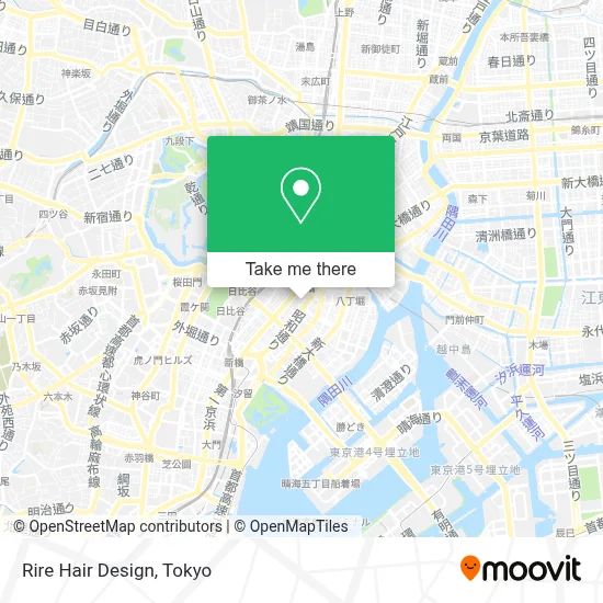 Rire Hair Design map