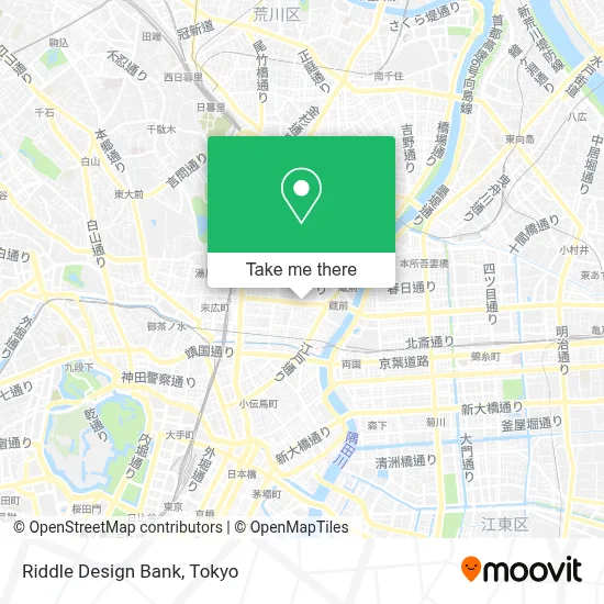 Riddle Design Bank map