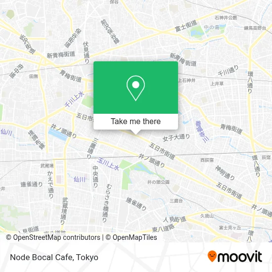 Node Bocal Cafe map