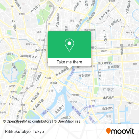 Ritikukutokyo map
