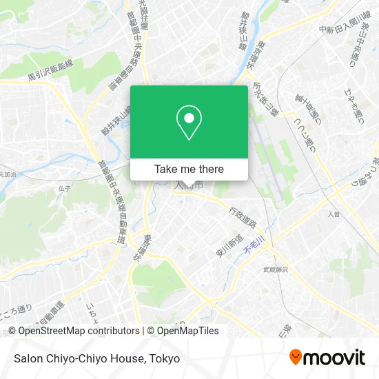 Salon  Chiyo-Chiyo House map