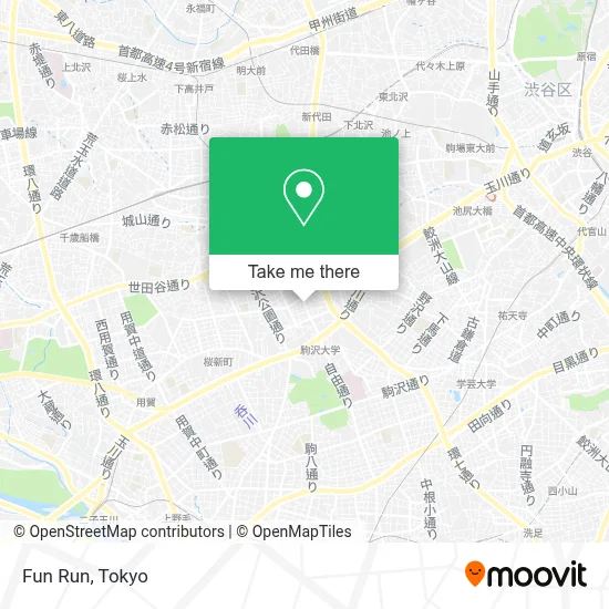 Fun Run map