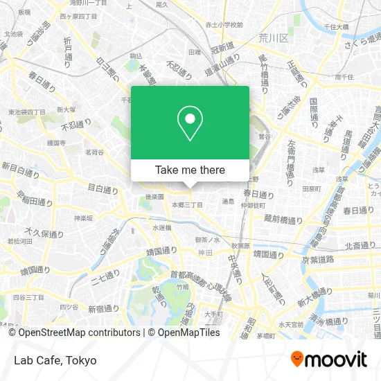 Lab Cafe map