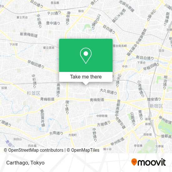 Carthago map