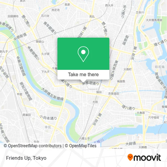 Friends Up map