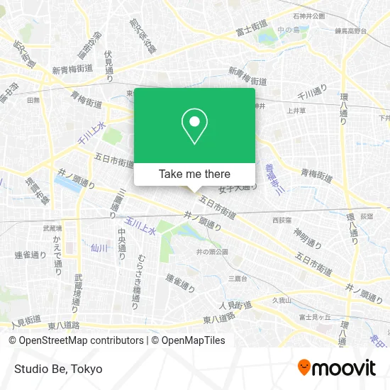 Studio Be map