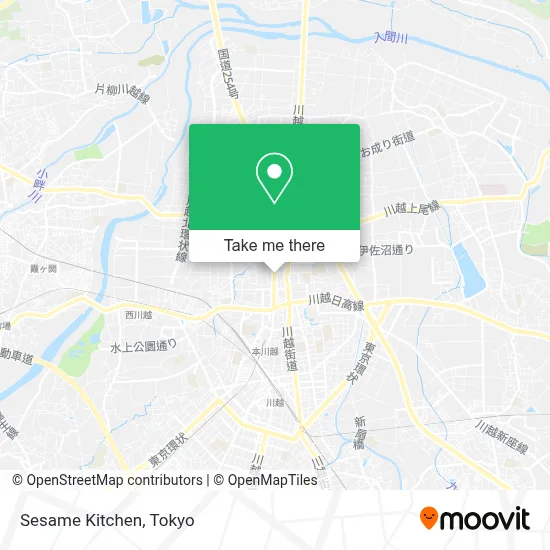 Sesame Kitchen map
