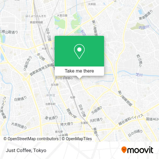 Just Coffee map