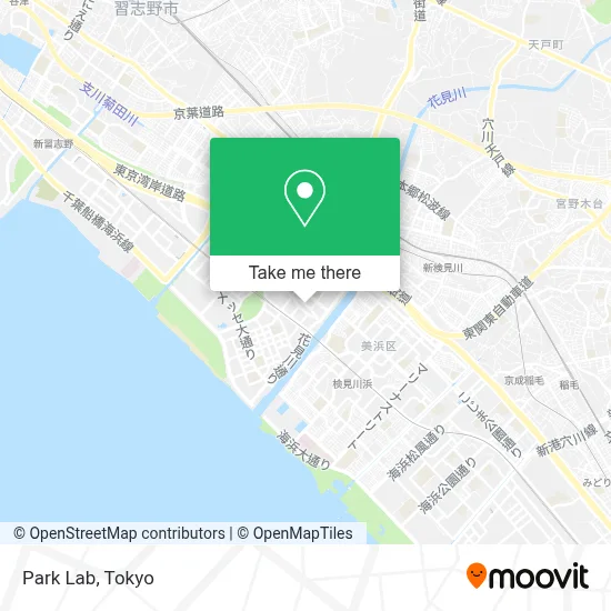 Park Lab map