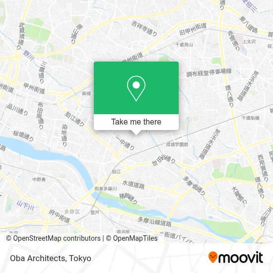 Oba Architects map
