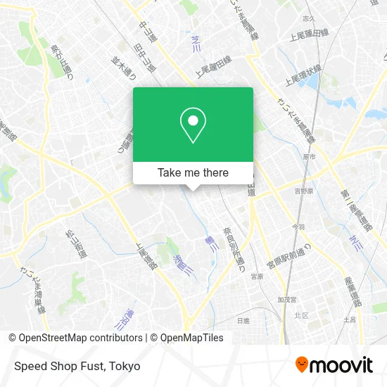 Speed Shop Fust map