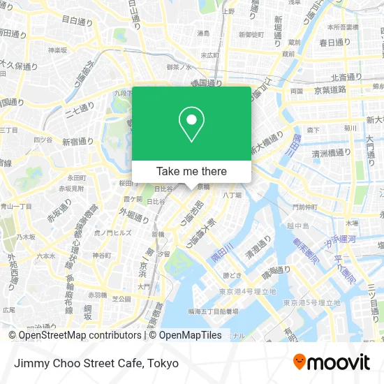 Jimmy Choo Street Cafe map