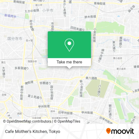 Cafe Mother's Kitchen map