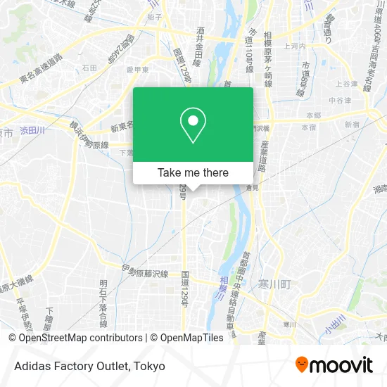 Adidas Factory Outlet map