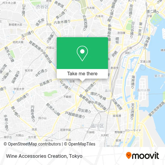 Wine Accessories Creation map
