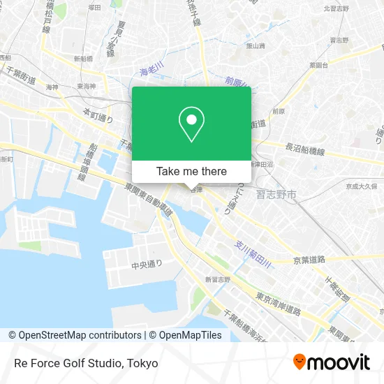 Re Force Golf Studio map