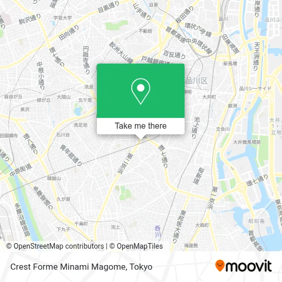 Crest Forme Minami Magome map