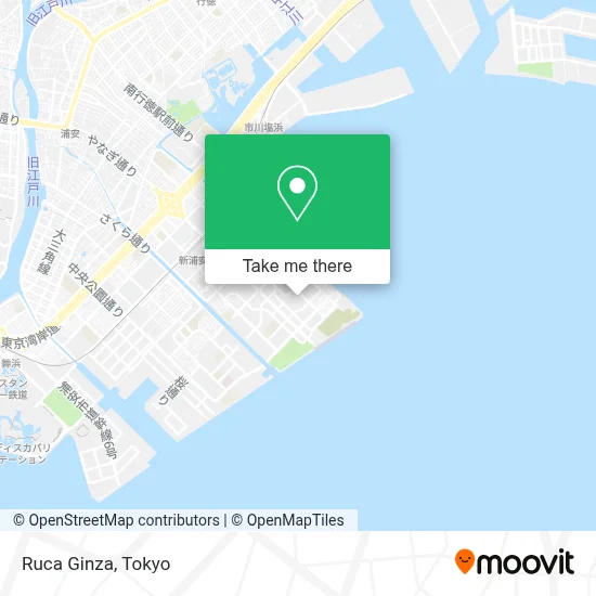 Ruca Ginza map