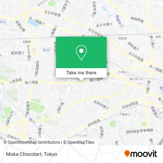 Moka Chocolart map