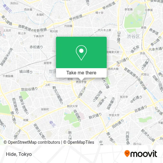 Hide map