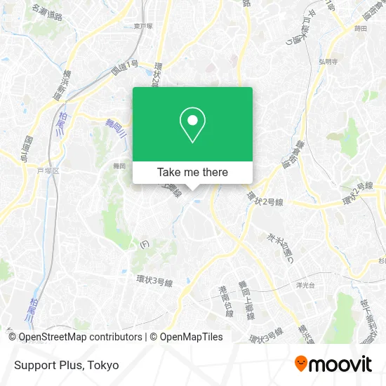 Support Plus map