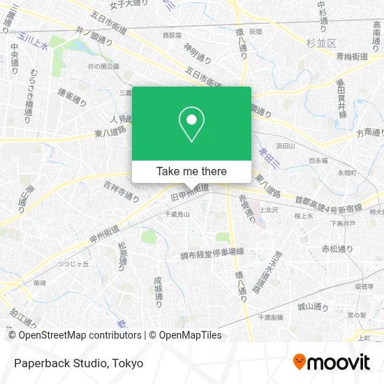 Paperback Studio map