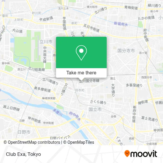 Club Exa map