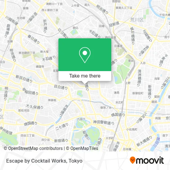 Escape by Cocktail Works map