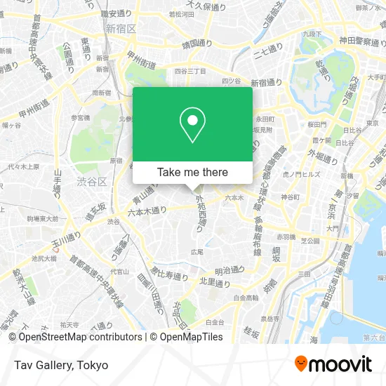 Tav Gallery map