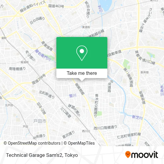 Technical Garage Sam's2 map