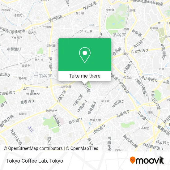 Tokyo Coffee Lab map