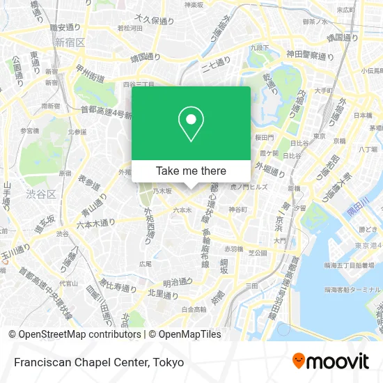 Franciscan Chapel Center map