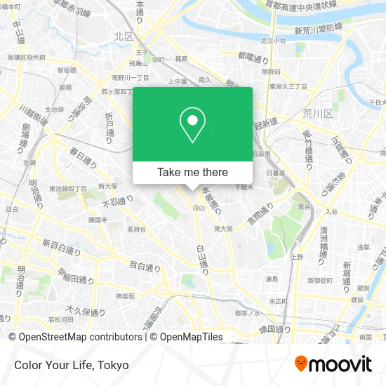 Color Your Life map