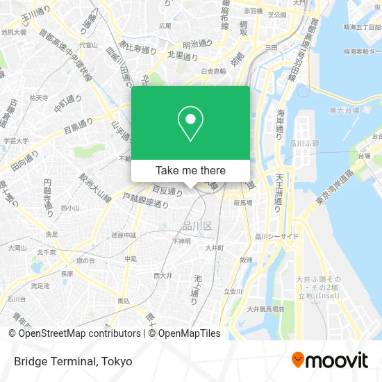 Bridge Terminal map
