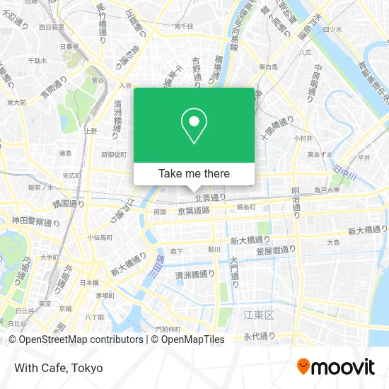 With Cafe map