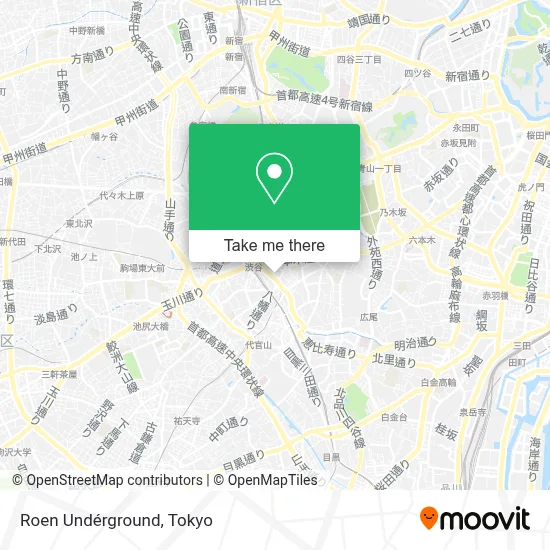 Roen Undérground map