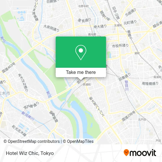 Hotel Wiz Chic map