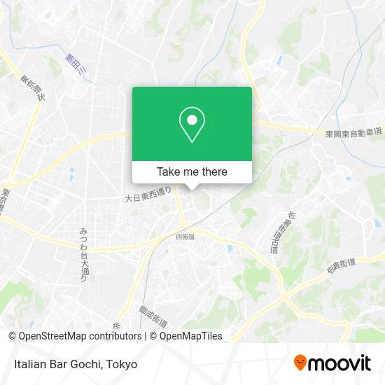 Italian Bar Gochi map