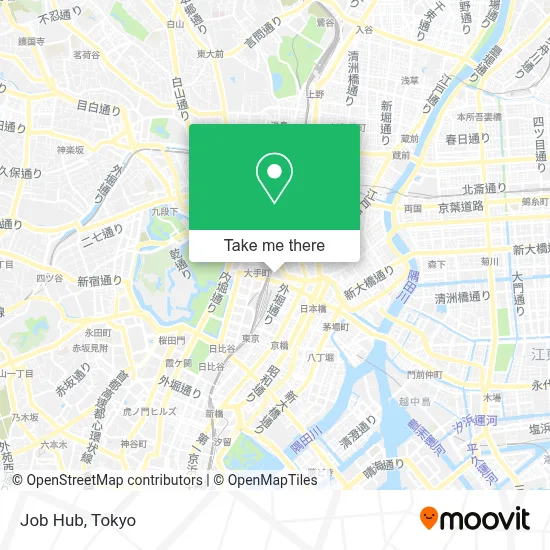 Job Hub map