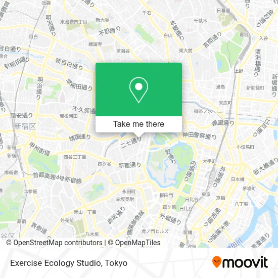 Exercise Ecology Studio map