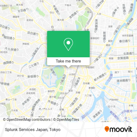 Splunk Services Japan map