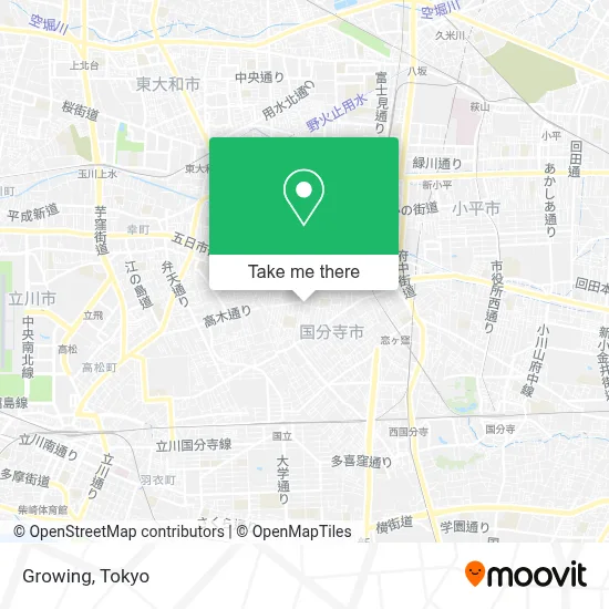 Growing map