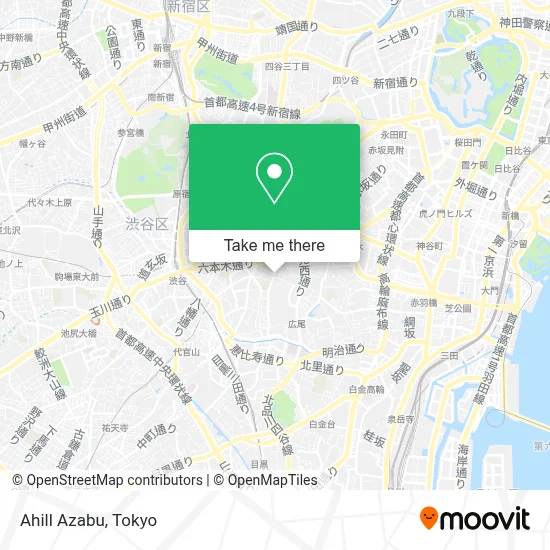 Ahill Azabu map