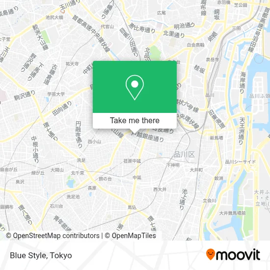 Blue Style map