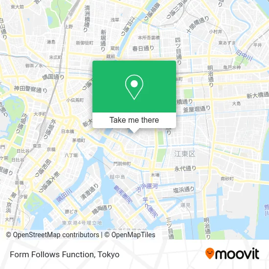 Form Follows Function map