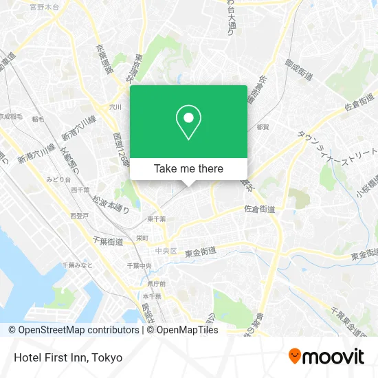 Hotel First Inn map