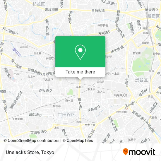 Unslacks Store map