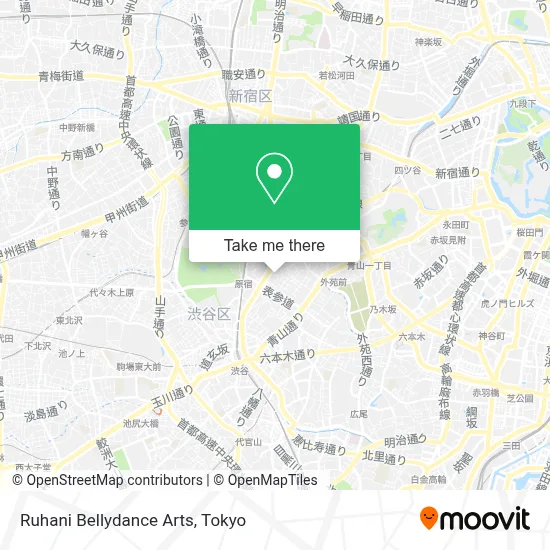 Ruhani Bellydance Arts map