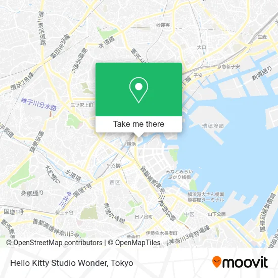 Hello Kitty Studio Wonder map