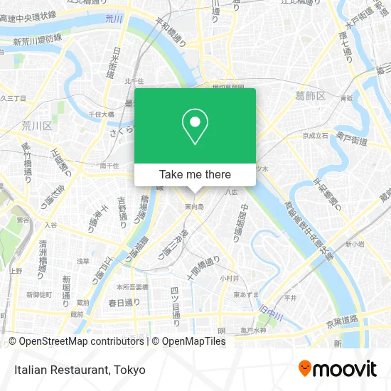 Italian Restaurant map